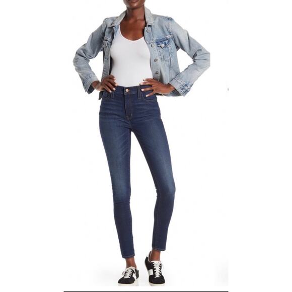 Madewell 9" Mid-Rise Skinny Jeans in Campton Size 25 - Picture 1 of 10